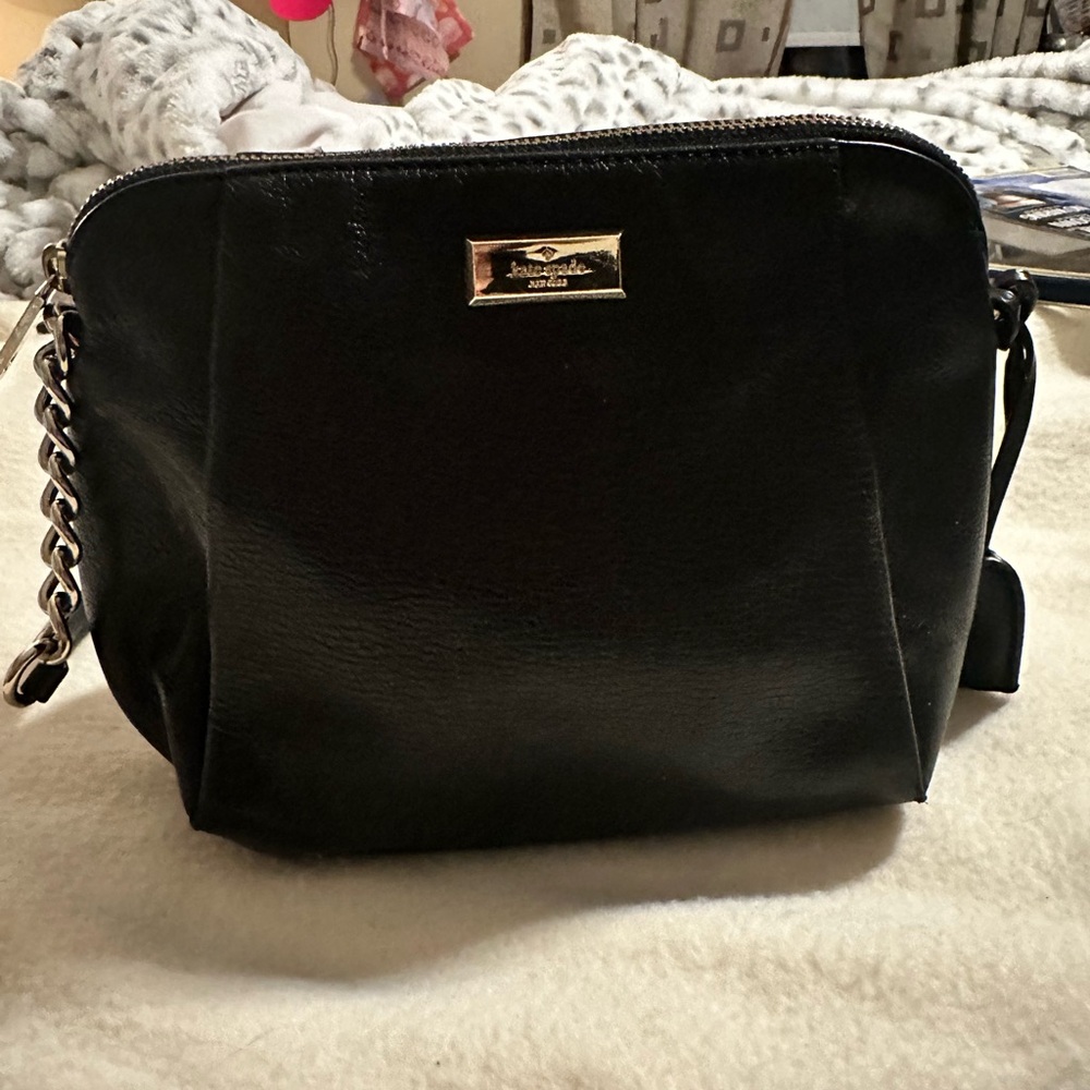 Kate Spade Black Leather Crossbody Bag